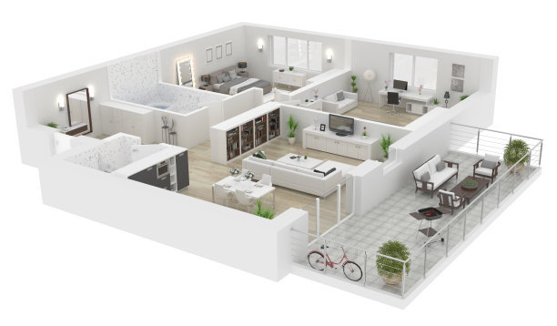 蘭州建筑戶型室內(nèi)沙盤(pán)模型